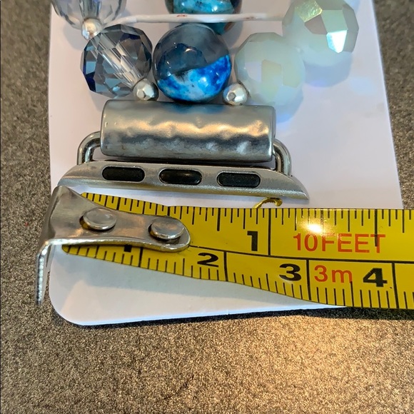 Apple 🍎 Watch Band.  Blue/Black/iridescent/Grey - Picture 3 of 6